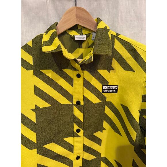 Adidas GD3963 R.Y.V. SHIRT Black / Bright Yellow Women's Size Small - Picture 5 of 10